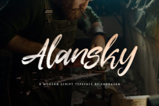 Alansky: A Script Handwritten Font for Editorial Impact