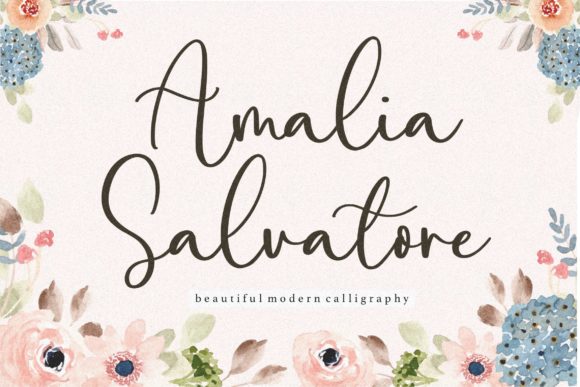 Amalia Salvatore: A Friendly Script Handwritten Font for Real Branding