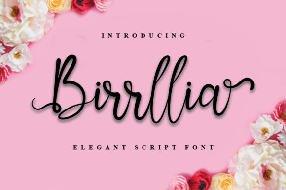 Birrllia Font: Timeless Script for Creative Campaigns