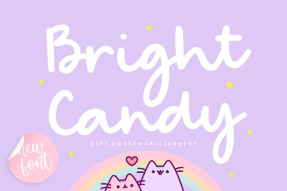 Bright Candy: A Script Handwritten Font for Elegant Branding