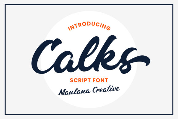 Calks: A Bold Handwritten Font for Editorial Headlines
