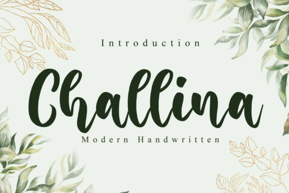 Challina: The Elegant Script Handwritten Font You’ll Love