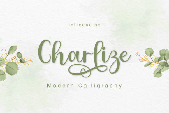 Charlize Font: Elegant Script Handwritten Fonts for Small Business Branding