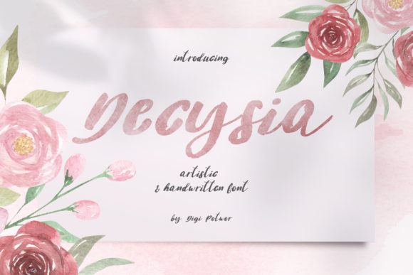 Decysia: A Timeless Script Handwritten Font for Brand Elegance
