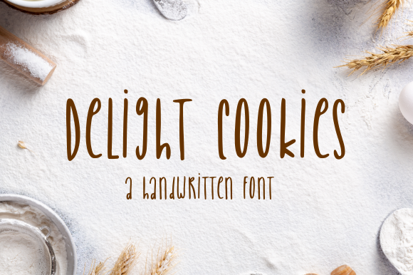 Delight Cookies Font for Elegant Digital Branding