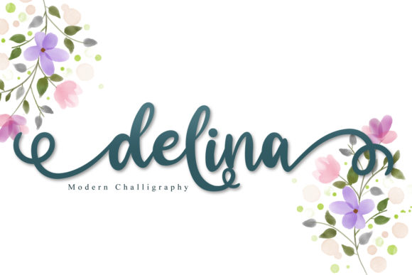 Delina: Elegant Script Handwritten Font for Scroll-Stopping Visuals