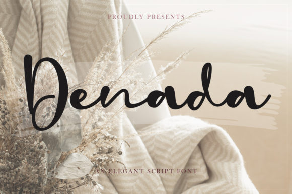 Denada: A Dainty & Joyful Script Handwritten Font for Makers