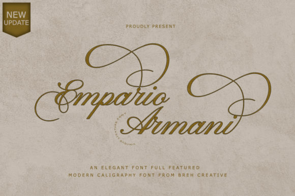 Empario Armani: A Script Handwritten Font for Thoughtful Editorial Design