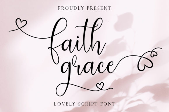 Faith Grace: A Romantic Script Handwritten Font for Editorial Warmth