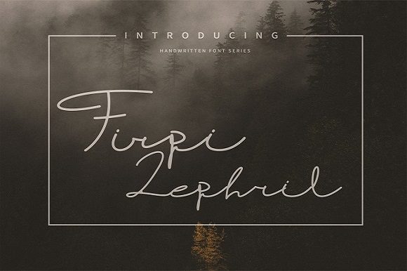 Firpi Lephril: A Flowing Handwritten Font for Timeless Branding