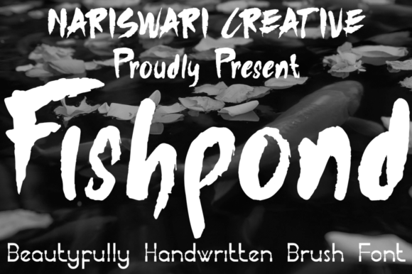 Fishpond: A Script Handwritten Font That Breathes Life Into Creative Fonts
