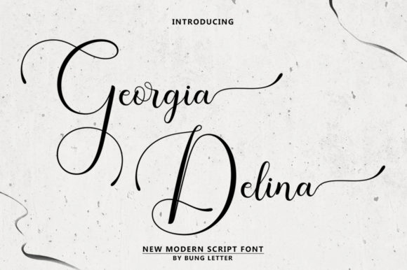 Georgia Delina: A Romantic Script Handwritten Font for Elegant Branding