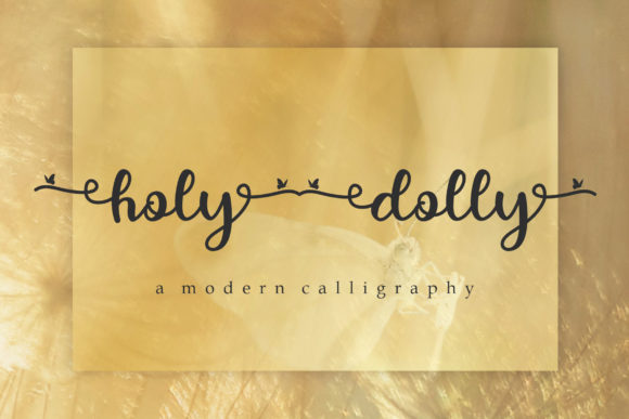 Holy Dolly Font for Creative Campaigns
