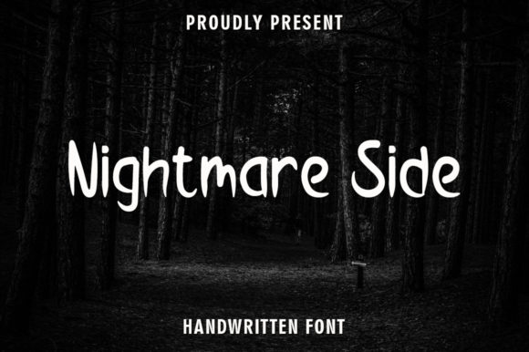 Nightmare Side Script Handwritten Font