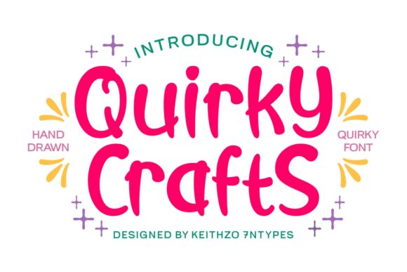 Quirky Crafts: A Playful Script Handwritten Font for Digital Brands