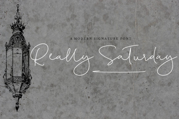Really Saturday: A Thin & Delicate Script Handwritten Font for Scroll-Stopping Brand Content