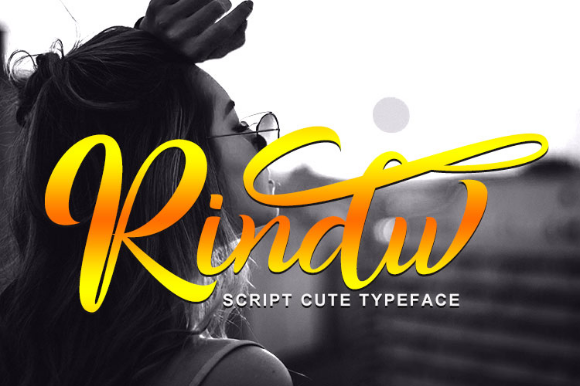 Rindu: A Flowing Handwritten Font for Elegant Maker Projects