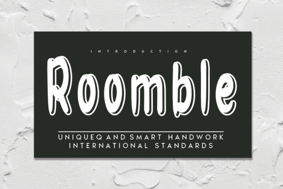 Roomble: A Sweet & Friendly Handwritten Font for Makers