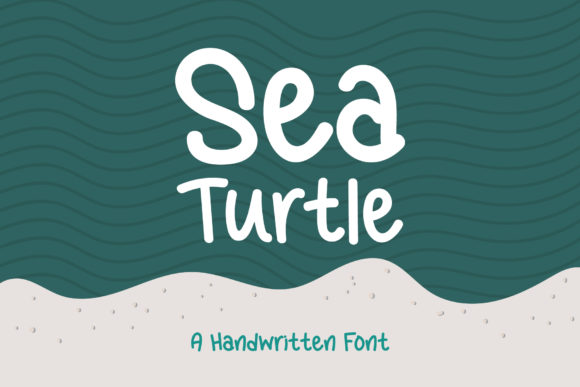 Sea Turtle Font: Handwritten Elegance