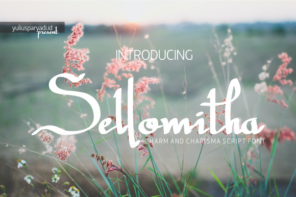 Sellomitha Script Handwritten Font for Elegant Craft Projects