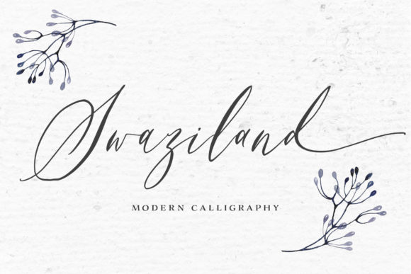 Swaziland Font: Elegant Handwritten Style