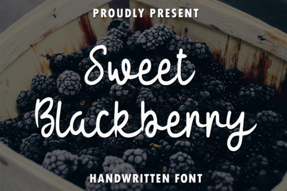 Sweet Blackberry Font for Joyful, Romantic Branding