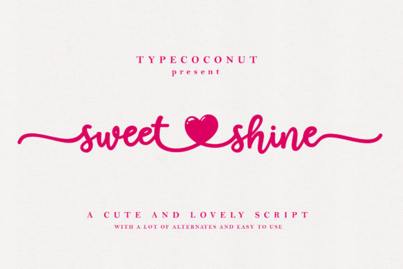 Sweetshine: A Friendly Handwritten Font for Warm Editorial Moments