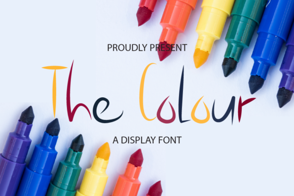The Colour Script Handwritten Font for Joyful Campaign Design