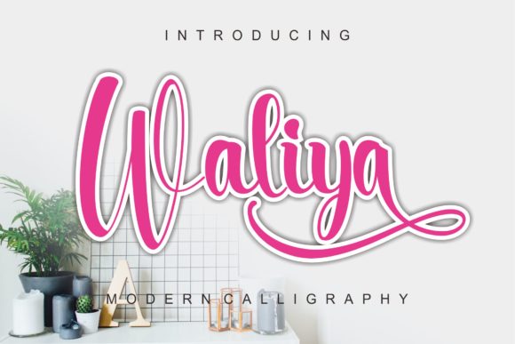 Waliya: A Flowing Handwritten Font for Elegant Campaign Design