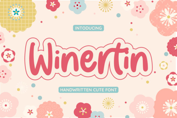 Winertin: A Cute and Trendy Handwritten Font for Makers