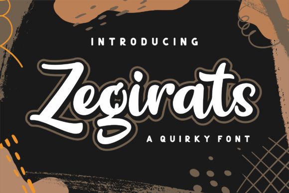 Zegirats: A Script Handwritten Font That Elevates Your Brand